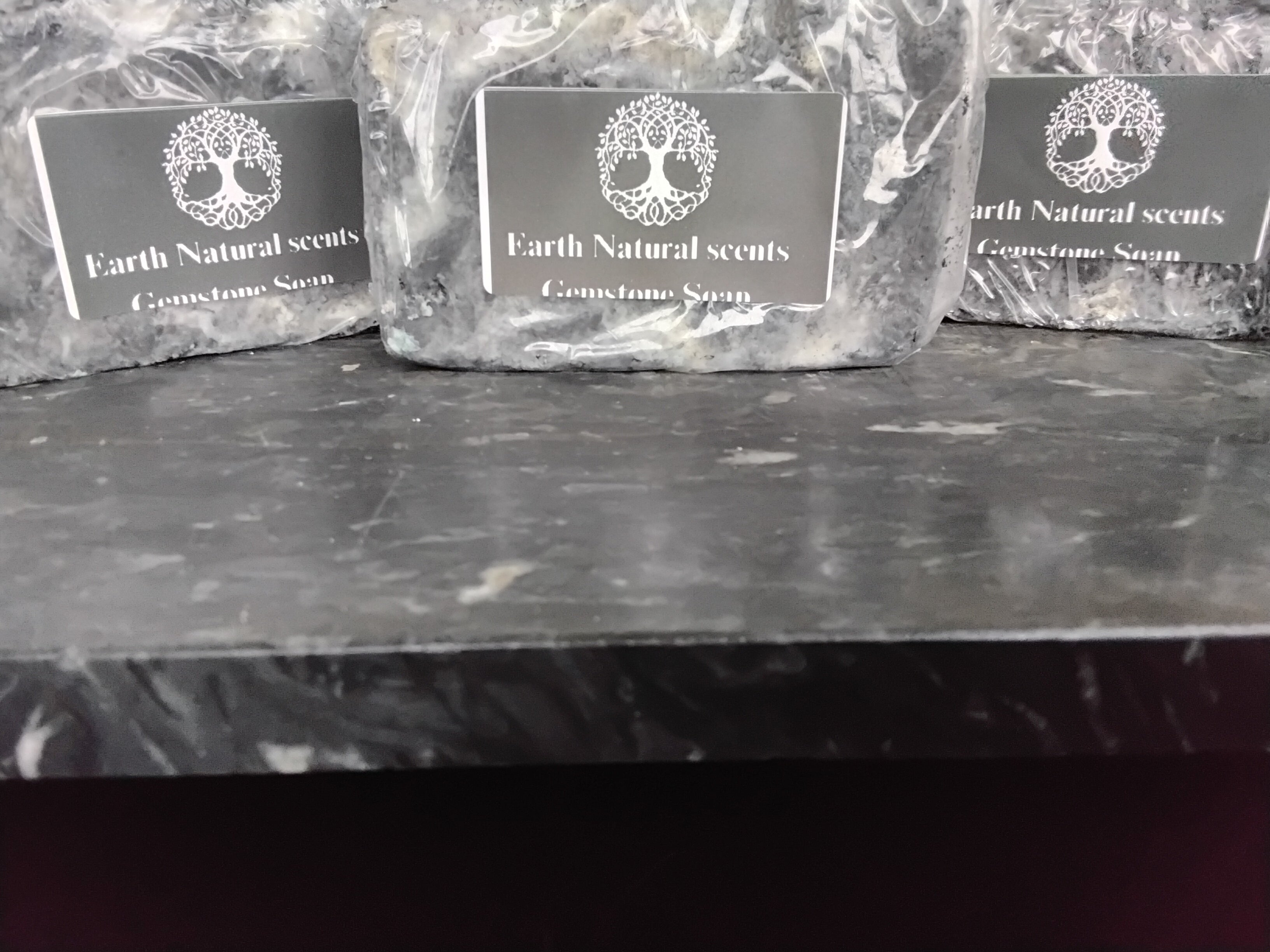 Black Stone Loofah Soap